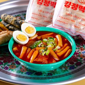 힙지로맛집 킹정떡볶이 2가지맛, 매운맛, 2개, 530g