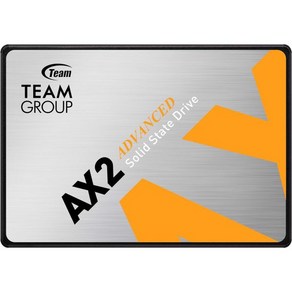 TEAMGROUP QX 2TB 3D NAND QLC 2.5인치 SATA III 내장 솔리드 스테이트 드라이브 SSD R/W 속도 최대 560/500MB/s 690TBW 노트북, 256GBTEAMGROUP TEAMGROUP, Advanced (AX2)