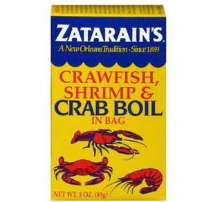 자타라인 크로우피쉬 쉬림프 크랩보일 Zatarain's Crawfish Shrimp & Crab Boil 3 oz