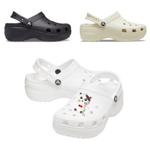 크록스 클래식 플랫폼 클로그 우먼 [정품] 고양이 신발 악세사리 포함 당일발송
