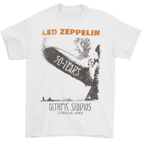 ROCKPANDA Led Zeppelin Blimp 50 Years 반팔티반팔티