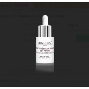 콩당세 CONDENSE 파리 콘덴스 CONCENTRE ELCAIRCISSANT TEINT 퍼펙트 라이트닝 세럼 15ml X 2개