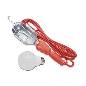 AC220V 작업등 10호+LED전구 10W(주광색), 1개