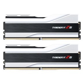 [G.SKILL] DDR5 PC5-48000 CL36 TRIDENT Z5 RGB J 실버 [32GB (16GB*2)] (6000), 1개, 선택하세요, 2개