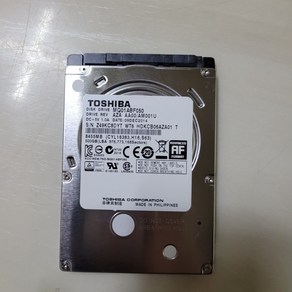 중고하드 TOSHIBA 500GB 2.5인치 슬림 도시바HDD 노트북용