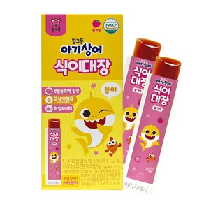 핑크퐁 아기상어 식이대장 젤리 딸기맛 100g 5개