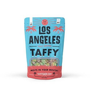 Taffy Shop Los Angeles Salt Wate Taffy - Small Ba Taffy Shop Los Angeles 솔트 wate 태피 - 미국산 소량 배치 솔트, 1개, 453.59g