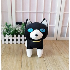 페르소나5 인형 쿠션 인테리어 장식품 모르가나 고양이 귀여운 선물, 약 35cm(길이는 꼬리를 포함하지 않음), 1개