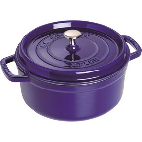 STAUB 꼬꼬떼 냄비 37L 24cm 블루 1102285, 1개