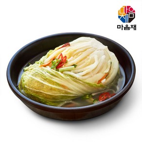 [마음채] 백김치 3kg 아삭아삭 깔끔한 맛 (100%국내산 HACCP인증), 1개