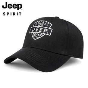 카멜롯 JEEP SPIRIT 남녀공용 스포츠 야구 모자, CA0216+블랙, 1개