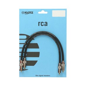 [클로츠] KLOTZ ALP Supeme RCA 케이블 2x RCA-2x RCA, 1.5m, 1개