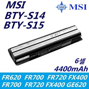 MSI 노트북 BTY-S15 BTY-S14 호환용 MS-16G1 MS-16G4 GE60 (배터리 모델명으로 구매하기) G