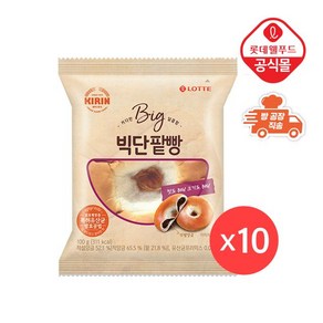 [롯데] 정년이 빵 빅 단팥빵 x 10봉, 단일옵션, 10개, 100g