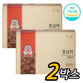 정관장 홍삼차 100포 x 2박스 면역력 증진 도움, 300g, 2개