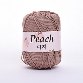 삼남뜨개실 7+1 PEACH 피치실 80g 30컬러 소품실 가방실, PEACH 80g 8 딥 베이지