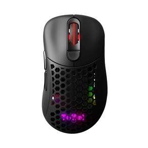 제닉스 TITAN G AIR SE WIRELESS 타공 무선 게이밍 마우스, 블랙