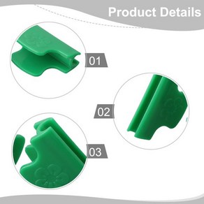 하이 퀄리티 실용적인 온실 클램프 파이프 클립 정원 그물 후프 식물 말뚝 플라스틱 교체 피팅 20 개 신제품, 20개