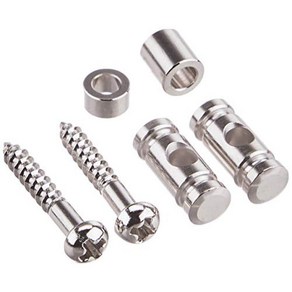 GOTOH 스트링 리테이너 통형 2.5mm&5mm 스페이서 니켈(PRG15/30N) RG15-RG30N, 1개