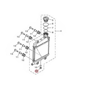 야마하 NMAX 라디에이터 드레인 코크 5ST-E2615 오링 5ST-E2843 엔맥스125/155