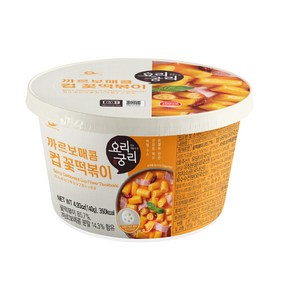 매콤 까르보나라 컵 꽃 떡볶이 140g, 1개