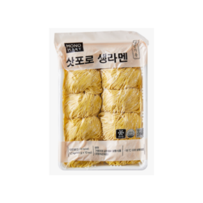 삿뽀로 생라면 라멘 10입 1.2kg 생면 삿포로 일식재료, 1개