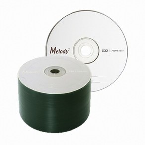 멜로디 CD-R 700MB 52x 벌크 (50장) 공디스크