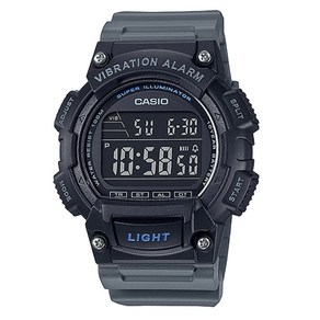 [CASIO] 카시오 W-736H-8B 군인 방수 진동알람 손목시계