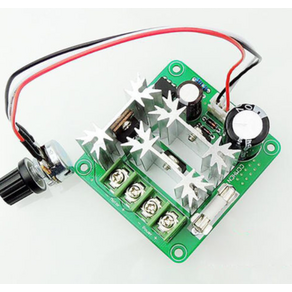 PWM DC모터 속도조절기 DC 6-90V 12A, P000IODC000A, 1개