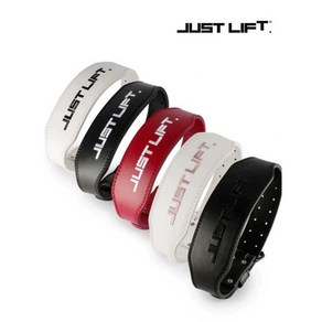 Just Lift 리프트 헬스 복압 벨트 가죽 복대 허리 보호대 가성비 스포츠, 여성용 S(50-70cm) 화이트 핑크