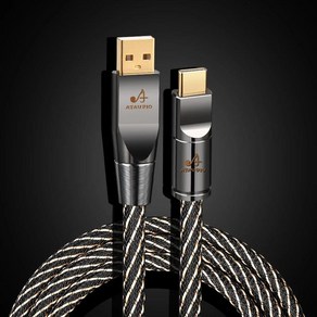 ATAUDIO-HIFI USB 케이블 A 타입-b C OTG 금도금 플러그 6N 투 사운드 카드 용, [02] upgaded A-C, [01] 0.5m, 01 0.5m