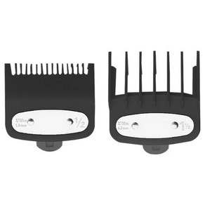 노 브랜드 Wahl 용 2 pcs 헤어 클리퍼 제한 빗 가이드 1.5mm/4.5mm 크기 이발사 교체, 한개옵션0