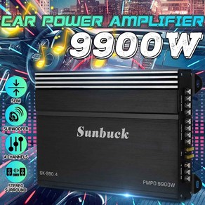 dc 12v 9900watt 4 channel ca 증폭기 audio steeo bass 스피커 high powe ca audio amplifie subwoofe ca