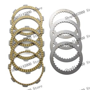 클러치 마찰 디스크 플레이트 키트 혼다 CBR125R CBR125RS CBR125 CBR150R LS125 R TA200 TA 섀도우 OEM:22201-MJ8-000 22201, 1개