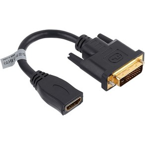 넷메이트 NMG001 HDMI DVI 케이블 젠더 0.15m, 1개