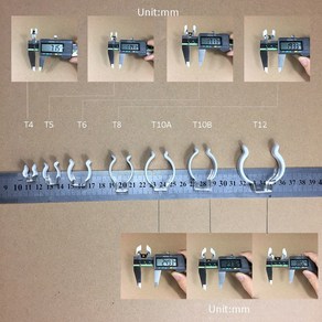 c형강브라켓 스테인레스 스틸 코팅 플라스틱 U 모양 홀더 로프 램프용 강력한 클램핑 장착 클립 T