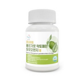 순수한줌 프리미엄 베르가못 락토페린 모로오렌지 정 600mg x 60 정담, 1개, 60정