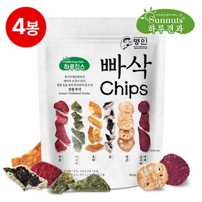 컬러푸드 빠삭칩, 200g, 4개