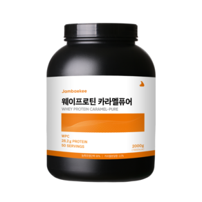 잠백이 웨이 프로틴 파우더 카라멜퓨어, 2kg, 1개