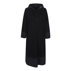 베스띠벨리 22F/W 라글란 소매 후드 원피스 BFO2501BK