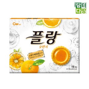 청우식품 플랑 오렌지 160g X 5개