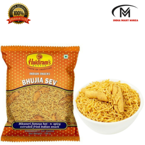 HALDIRAM BHUJIA SEV 부지아 세브150G 4개, 150g