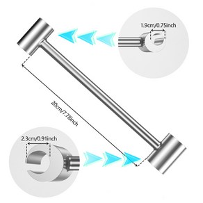 경첩 간격 조정 렌치 14mm 18mm 19mm 23mm 25mm 더블 헤드 문짝 힌지 수리 스패너 절약형 가능한 도구, [02] 19mm 23mm, 1개