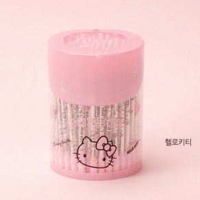 [키티홀릭] 산리오 면봉 헬로키티 마이멜로디 시나모롤 쿠로미 포차코, 1개, 120개입
