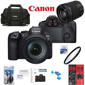 CANON EOS R6 MARK ll BODY+SD256GB+정품가방+완벽가이드-KENKO AIR UV 필터(렌즈킷적용)+크리닝킷+LCD필름+리더기 고용량 풀패키지