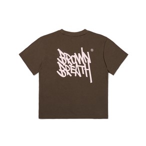 매장상품 BROWNBREATH KIDS 브라운브레스키즈 반팔티 KIDS TAG TEE - BROWN 320512