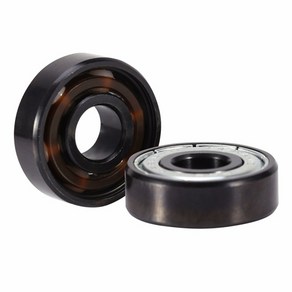 16 개 세라믹 608 베어링 8X22X7mm ABEC-11 하이브리드 6 흰색 ZO2 공 스케이트 보드 베어링 스케이트 인라인 롤러, black