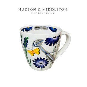 허드슨앤미들튼 영국 머그 본차이나 GARDEN 420ml 2종 택1, 1개, FRONT_GARDEN