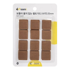 디앤데코 가구 의자 바닥보호 데코보드 사각 25*25mm 24P 완제품 1개, 24개