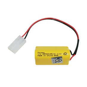 소방용 예비전원 DC 3.6V 1+2 3AA 400mAh KFI 인증 PORESO 수신기 비상구 유도등 소방배터리 제이앤에스테크 포레소 LND 와우글로컴, 2타입